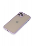 Newface Apple iPhone 11 Pro Kılıf Montreal Silikon Kapak - Mor