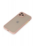 Newface Apple iPhone 11 Pro Kılıf Montreal Silikon Kapak - Pembe