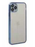 Newface Apple iPhone 11 Pro Kılıf Razer Lensli Silikon - Açık Mavi