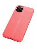 Newface Apple iPhone 11 Pro Max Kılıf Auto Focus Kapak - Kırmızı