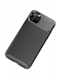 Newface Apple iPhone 11 Pro Max Kılıf Auto Focus Karbon Kapak - Siyah