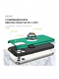 Newface Apple iPhone 11 Pro Max Kılıf Elit Yüzüklü Kapak - Yeşil