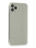 Newface Apple iPhone 11 Pro Max Kılıf Fly Lens Silikon - Şeffaf