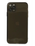Newface Apple iPhone 11 Pro Max Kılıf Fly Lens Silikon - Siyah
