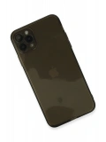 Newface Apple iPhone 11 Pro Max Kılıf Fly Lens Silikon - Siyah