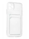 Newface Apple iPhone 11 Pro Max Kılıf Kart Şeffaf Silikon - Şeffaf