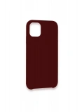 Newface Apple iPhone 11 Pro Max Kılıf Lansman Legant Silikon - Bordo