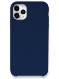 Newface Apple iPhone 11 Pro Max Kılıf Lansman Legant Silikon - Lacivert