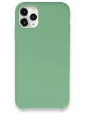 Newface Apple iPhone 11 Pro Max Kılıf Lansman Legant Silikon - Yeşil