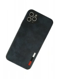 Newface Apple iPhone 11 Pro Max Kılıf Loop Deri Silikon - Lacivert