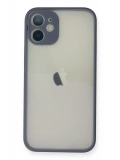 Newface Apple iPhone 11 Pro Max Kılıf Montreal Silikon Kapak - Gri