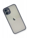 Newface Apple iPhone 11 Pro Max Kılıf Montreal Silikon Kapak - Gri