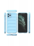 Newface Apple iPhone 11 Pro Max Kılıf Optimum Silikon - Sky Blue