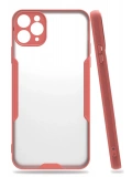 Newface Apple iPhone 11 Pro Max Kılıf Platin Silikon - Pembe
