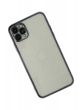 Newface Apple iPhone 11 Pro Max Kılıf Razer Lensli Silikon - Siyah