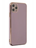 Newface Apple iPhone 11 Pro Max Kılıf Volet Silikon - Mor