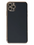 Newface Apple iPhone 11 Pro Max Kılıf Volet Silikon - Siyah
