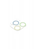 Newface Apple iPhone 11 Pro Max Renkli Kamera Lens Koruma Cam - Yeşil-Sarı