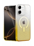 Newface Apple iPhone 11 Pummel Shiny Magsafe Kapak - Gold