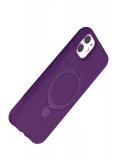 Newface Apple iPhone 11 Regal Magsafe Standlı Kapak - Derin Mor