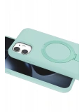 Newface Apple iPhone 11 Regal Magsafe Standlı Kapak - Su Yeşili