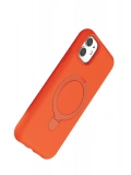 Newface Apple iPhone 11 Regal Magsafe Standlı Kapak - Turuncu