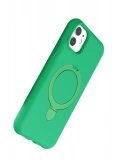 Newface Apple iPhone 11 Regal Magsafe Standlı Kapak - Yeşil