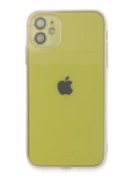 Newface Apple iPhone 12 Kılıf Fly Lens Silikon - Şeffaf