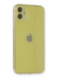 Newface Apple iPhone 12 Kılıf Fly Lens Silikon - Şeffaf