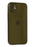 Newface Apple iPhone 12 Kılıf Fly Lens Silikon - Siyah