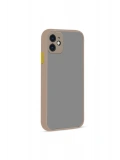 Newface Apple iPhone 12 Kılıf Montreal Silikon Kapak - Pembe