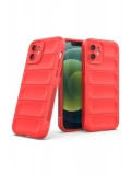 Newface Apple iPhone 12 Kılıf Optimum Silikon - Kırmızı