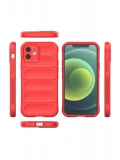 Newface Apple iPhone 12 Kılıf Optimum Silikon - Kırmızı