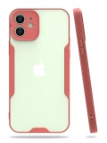 Newface Apple iPhone 12 Kılıf Platin Silikon - Pembe