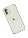 Newface Apple iPhone 12 Kılıf Razer Lensli Silikon - Gümüş