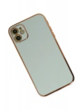 Newface Apple iPhone 12 Kılıf Volet Silikon - Açık Yeşil