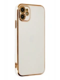 Newface Apple iPhone 12 Kılıf Volet Silikon - Beyaz
