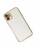 Newface Apple iPhone 12 Kılıf Volet Silikon - Beyaz