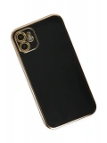 Newface Apple iPhone 12 Kılıf Volet Silikon - Siyah