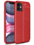Newface Apple iPhone 12 Mini Kılıf Auto Focus Kapak - Kırmızı