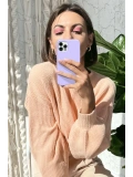 Newface Apple iPhone 12 Pro Kılıf First Silikon - Mürdüm
