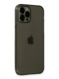 Newface Apple iPhone 12 Pro Kılıf Fly Lens Silikon - Siyah