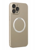 Newface Apple iPhone 12 Pro Kılıf Jack Magneticsafe Lens Silikon - Gold
