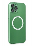 Newface Apple iPhone 12 Pro Kılıf Jack Magneticsafe Lens Silikon - Yeşil