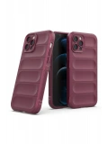 Newface Apple iPhone 12 Pro Kılıf Optimum Silikon - Bordo