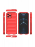 Newface Apple iPhone 12 Pro Kılıf Optimum Silikon - Kırmızı
