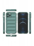 Newface Apple iPhone 12 Pro Kılıf Optimum Silikon - Koyu Yeşil