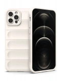 Newface Apple iPhone 12 Pro Kılıf Optimum Silikon - Krem