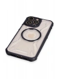 Newface Apple iPhone 12 Pro Kılıf Prag Magneticsafe Kapak - Siyah