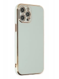Newface Apple iPhone 12 Pro Kılıf Volet Silikon - Açık Yeşil